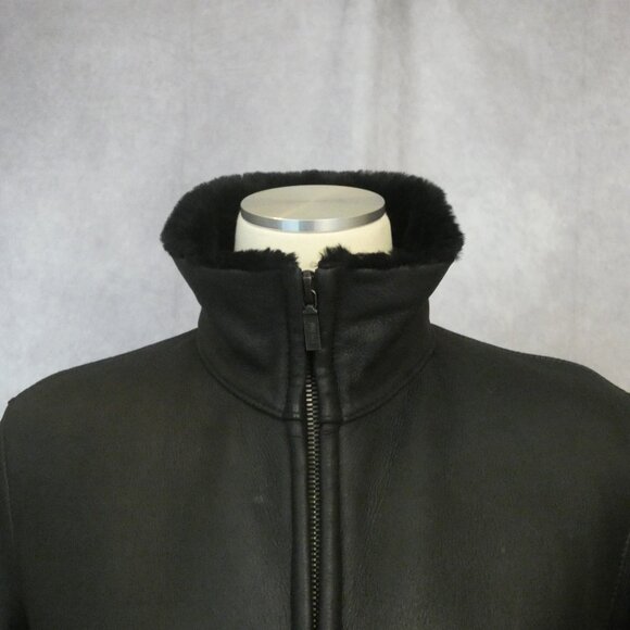 Vintage Classic Hugo Boss Leather Trench Coat - Picture 3 of 4